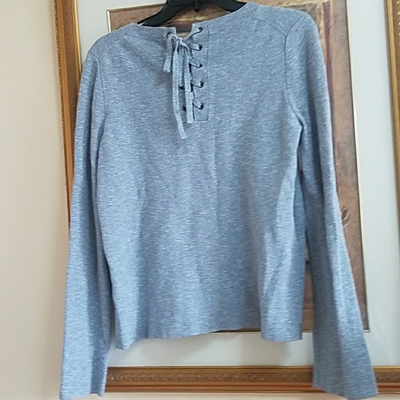 MADEWELL LACE UP BACK SWEATER S - Picture 8 of 8